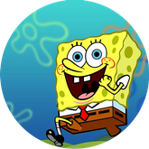 Opłatek tortowy 20 cm, SpongeBob 1 szt.