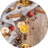 Opłatek tortowy 20 cm,  Święta, 1 szt.