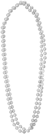 Zestaw Naszyjniki SREBRNE Disco Lata 80, 2szt.