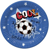 Talerzyki Papierowe PIŁKA NOŻNA 18cm 8szt.