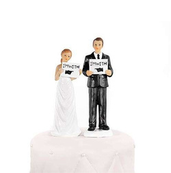 Figurka na tort Para Młoda I'm with, 14cm, 1 szt.