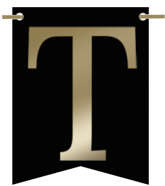 Flagietka, Litera T, Czarna, 1 szt.