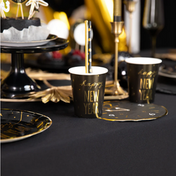 Kubeczki Papierowe HAPPY NEW YEAR 220ml 6szt.