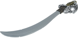Piracki MIECZ Szabla PIRATA Wygiętym Ostrzem 72cm