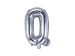 Balon foliowy Litera "Q", 35cm, srebrny, 1 szt.