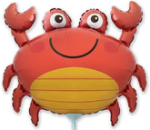 Balon foliowy 14" FX - Krab, niepakowany