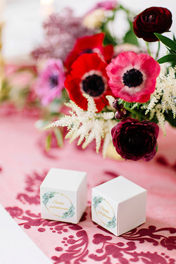 Pudełeczka Słodkie Podziękowanie KOŁO 5x5cm 10szt