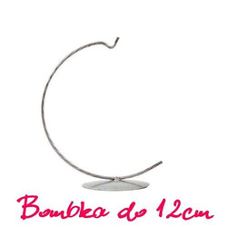 Stojak do bombek 120 mm, srebrny, 1 szt.