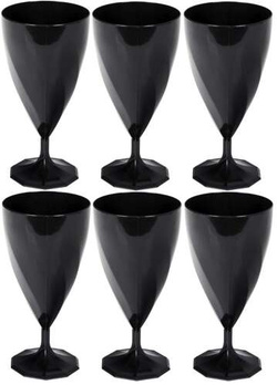 Kieliszki PS czarne 15cl (VV 15 EBENE) 6 szt.