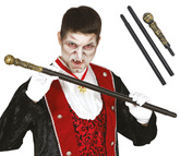 Laska Podpora Wampira Lorda Czarna Halloween 80cm