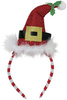 Opaska Świąteczna Mikołajki CZAPKA MIKOŁAJA