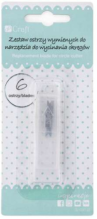 Zestaw Ostrzy do Narzędzia do Wycinania Okręgów x6