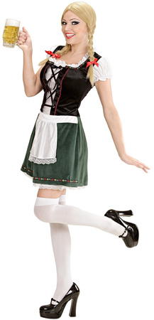 Kostium Strój BAWARSKA DZIEWCZYNA Oktoberfest, S
