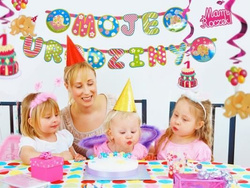 Baner urodzinowy "MOJE URODZINY" dł. 1,9m; 1 szt. 