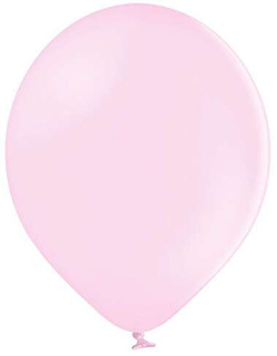 Balony 12 cali, pastel soft pink , 100 szt. 1 op.