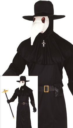 Strój Kostium Dawny Doktor Plagi Halloween Bal, L
