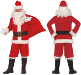 Zestaw Strój ŚWIĘTY MIKOŁAJ Mikołaja, XL