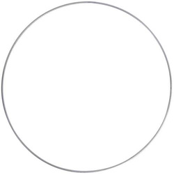 Koło metalowe 35 cm , srebrne, 1 szt.