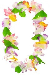 Naszyjnik Hawajski Hawaje Kwiaty Kolorowy Aloha