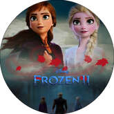 Opłatek tortowy 14 cm Frozen II 1 szt.