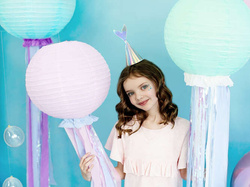 Lampion papierowy, j. różowy, 35cm