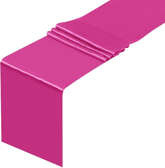 Satyna Gładka Bieżnik Dekoracja FUKSJA 0,36 x 9m