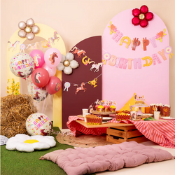 Baner Happy Birthday KONIKI Urodziny 245x22,5cm 