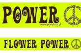 Taśma imprezowa "FLOWER POWER" 1 szt.