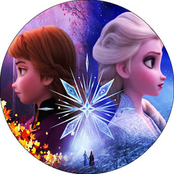 Opłatek tortowy 20 cm, Frozen II 1 szt.