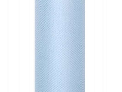 Tiul gładki, błękit, 30cm x 9m, 1szt.