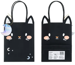 Torebka na prezenty Czarny Kot Halloween 1 szt.