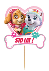 Topper Psi Patrol DUŻY Sto Lat 1szt.