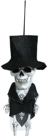 Dekoracja Wiszący Szkielet PAN MŁODY Halloween 15c