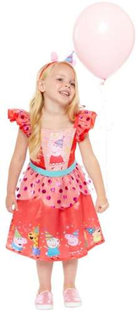 Strój Kostium Sukienka ŚWINKA PEPPA Pig 4-6 lat