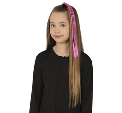 WAROCZYKI Pasemka do Włosów FUKSJA 35cm 3szt.