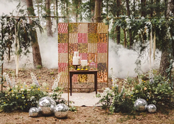 Panel Cekinowy Jasny Złoty, 30x30 cm 100szt.