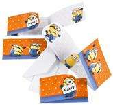 Zaproszenia Minionki, 6 szt.