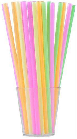 Słomki Shake neon mix ( 20 szt.) 1 op. 