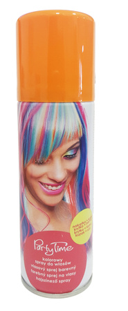 Zmywalna Farba do włosów spray pomarańczowy, 1szt.