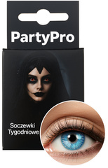 Soczewki tygodniowe, NIEBIESKIE, Ice Walker 1kpl.