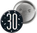 Przypinka Broszka Metalowa 30 Urodziny Czarna