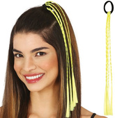 WAROCZYKI Pasemka do Włosów ŻÓŁTE 35cm 3szt.