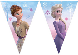 Baner Girlanda Flagi Kraina Lodu Frozen Urodziny