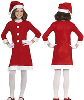 Strój Kostium  Mikołajka PANI MIKOŁAJOWA 7-9 lat