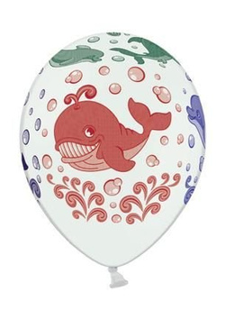 Balony 14" Pastel White Ocean 5 szt.