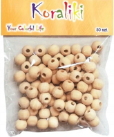 Koraliki drewniane 10mm op.80szt.