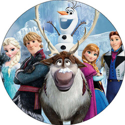 Opłatek tortowy 20 cm, Frozen II 1 szt.