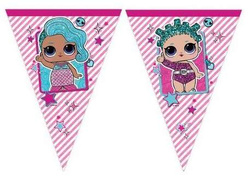 Girlanda Flagietki LOL Glitterati 1 szt.
