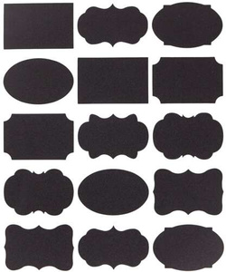 Naklejki Tablicowe Tagi Ramki 15szt.