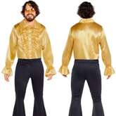 Koszula DISCO Złota Retro Lata 70 80 Strój, M